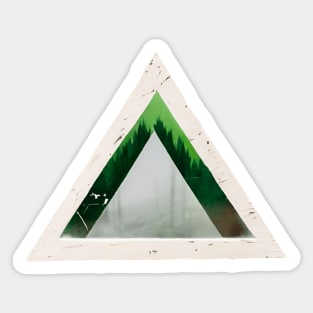 The Triangle of Nature Sticker